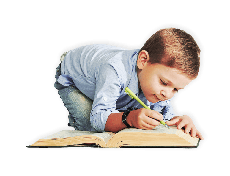 kid writing