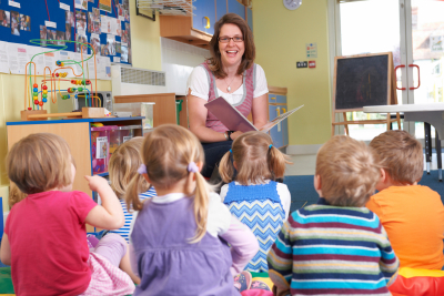 kids listening to their teacher